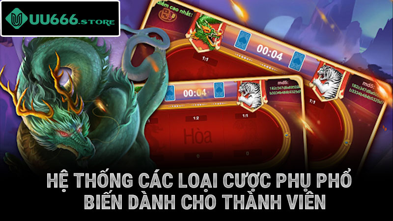 Hệ thống các loại cược phụ phổ biến dành cho thành viên